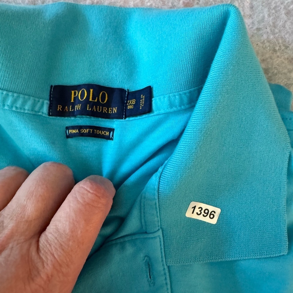Polo Ralph Lauren Men's Blue Polo Shirt 2XB - Picture 5 of 5